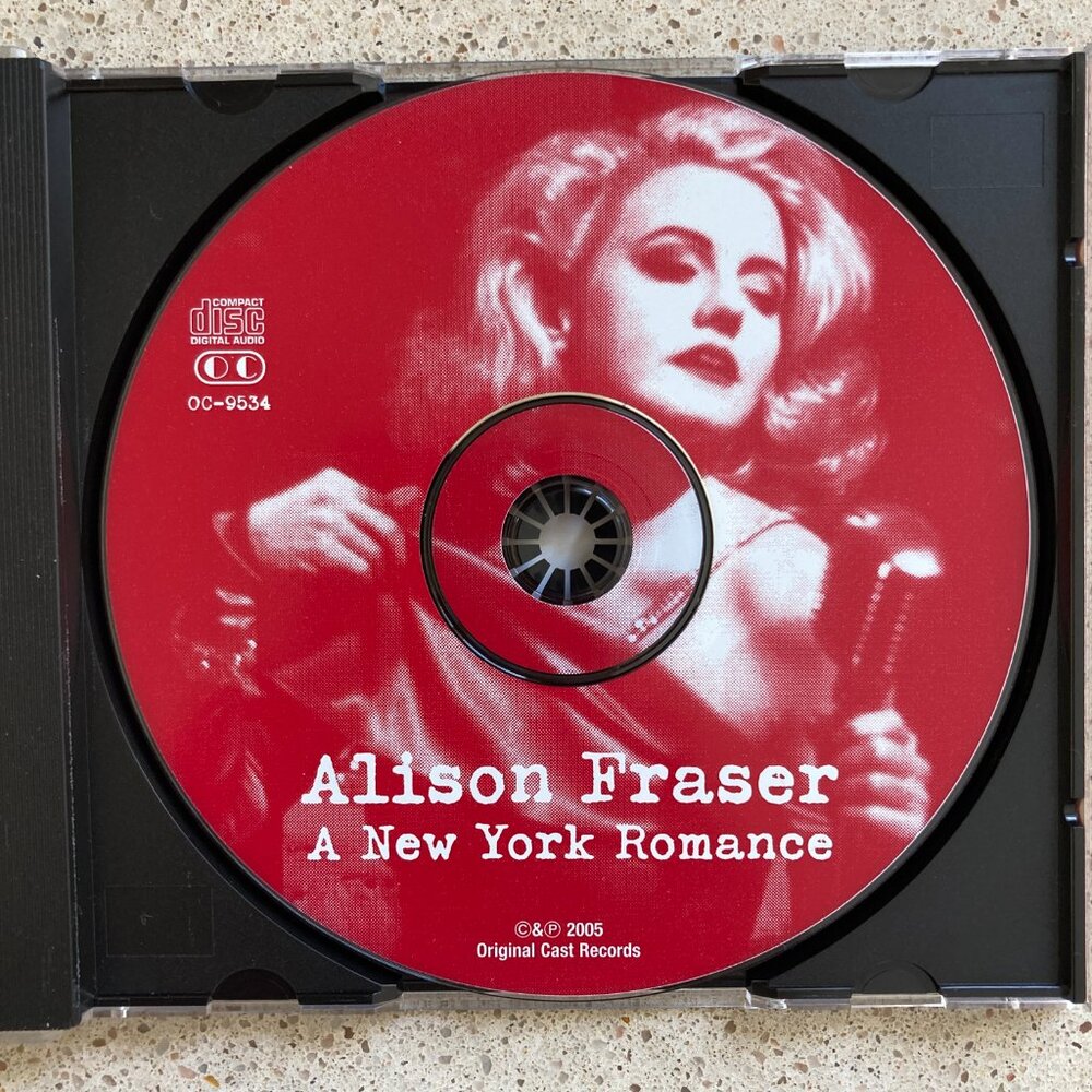 Signed Alison Fraser CD titled A New York Romance Autographed Brand New 2005 - Picture 2 of 4